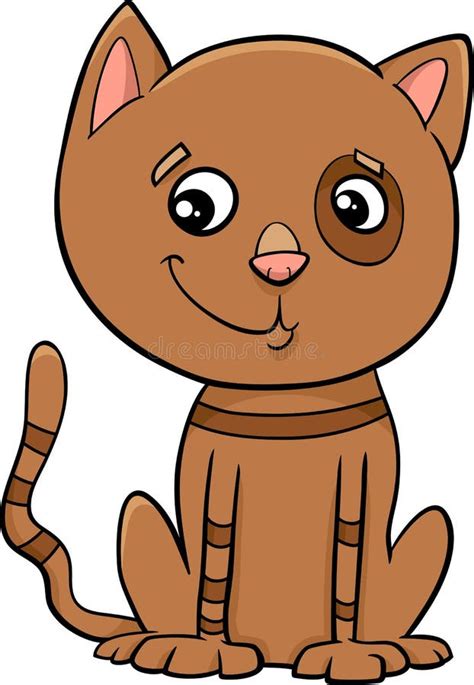 Baby Cat Kitten Cartoon Illustration Stock Vector Illustration Of