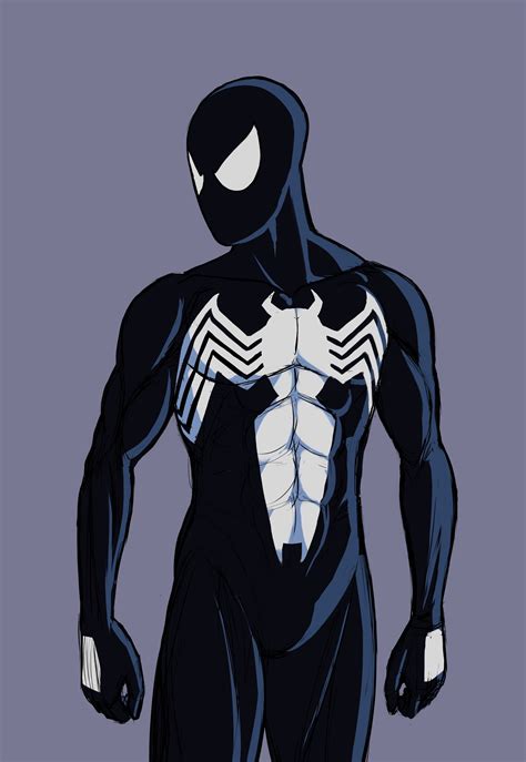 Symbiote Spider Man Minecraft Skin