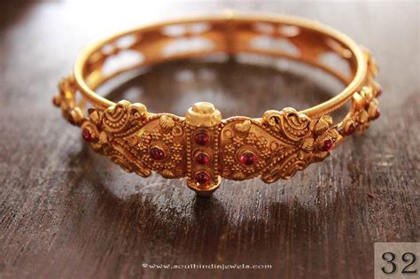 Gold Kada Bangle From Sayar Jewellery South India Jewels