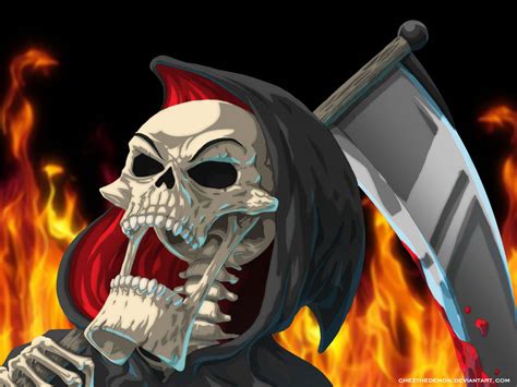 Grim Reaper By Chezthedemon On Deviantart