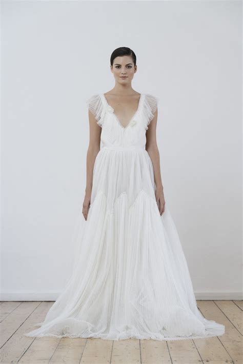 We might have said this before, but we have found your wedding dress. Pasquier - Delphine Manivet | Dresses, Sleeveless wedding ...