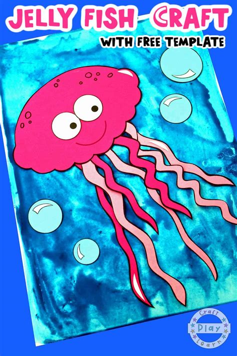 Jellyfish Art Project For Preschool Kids Craft Play Learn