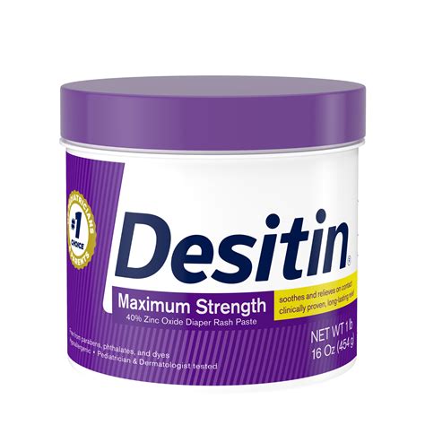 Desitin Maximum Strength Diaper Rash Cream With Zinc Oxide 16 Oz