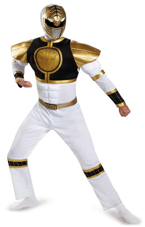Power Rangers Mighty Morphin Muscle Men S Halloween Fancy Dress Costume
