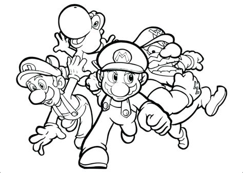 Mario bros coloring pages free. Super Mario Brothers Coloring Pages at GetDrawings | Free download