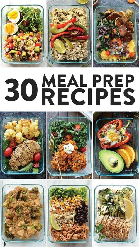 Healthy Meal Prep Recipes 30 Ways Fit Foodie Finds