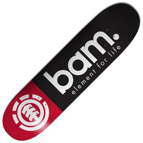 We manufacture all blank decks here in our skateboard deck factory. Element Skateboards Bam Margera Black Red Skateboard Deck ...