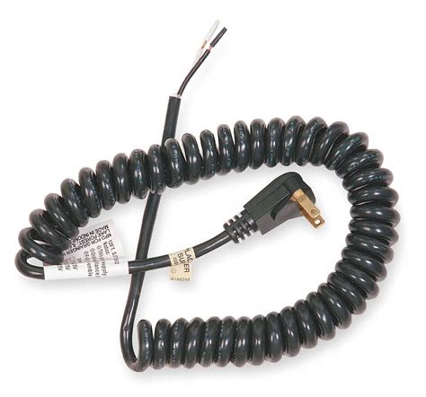 Power First Coiled Power Cord 16 Awg Number Of Conductors 2 Pvc