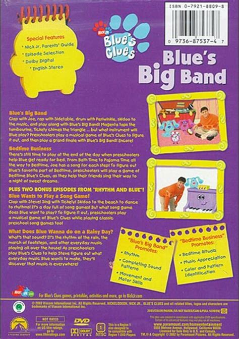Blues Clues Blues Big Band Dvd 2003 Dvd Empire