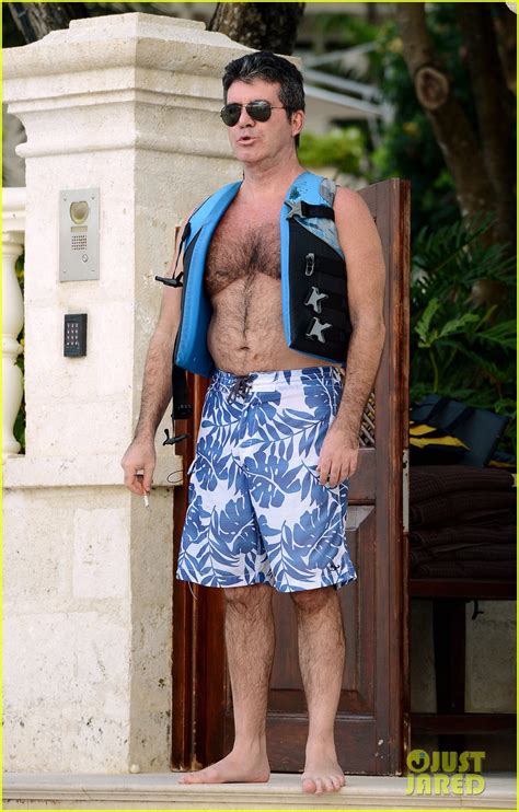 simon cowell goes shirtless while vacationing in barbados photo 3266820 shirtless simon