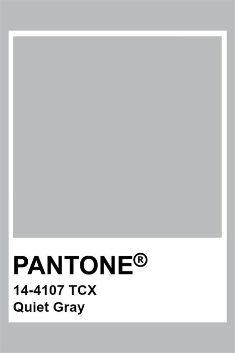 Pantone Tcx Quiet Gray Pantone Color Gray Pantone Colour Palettes Pantone Color