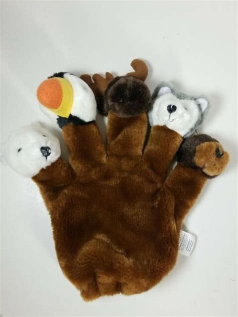 Mary Meyer Tippy Toes Finger Puppet Puffin Plush Baby Bird Named Rocky