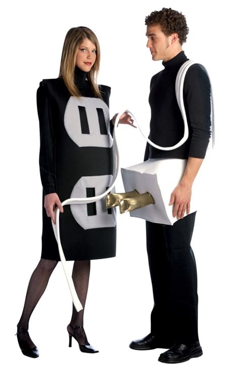 Plug And Outlet Couples Costume Origin Halloween