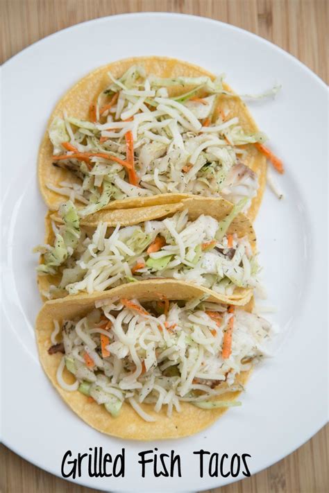Grilled Fish Tacos And Slaw 5 Dinners Budget Recipes Meal Plans