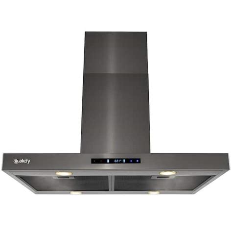 Akdy 30 In 343 Cfm Convertible T Shape Island Mount Range Hood With