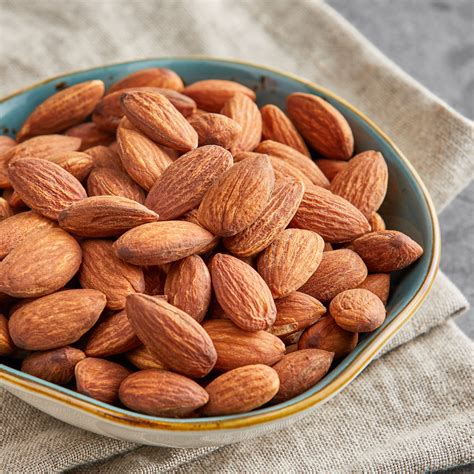 Roasted Unsalted Almonds 25 Lb