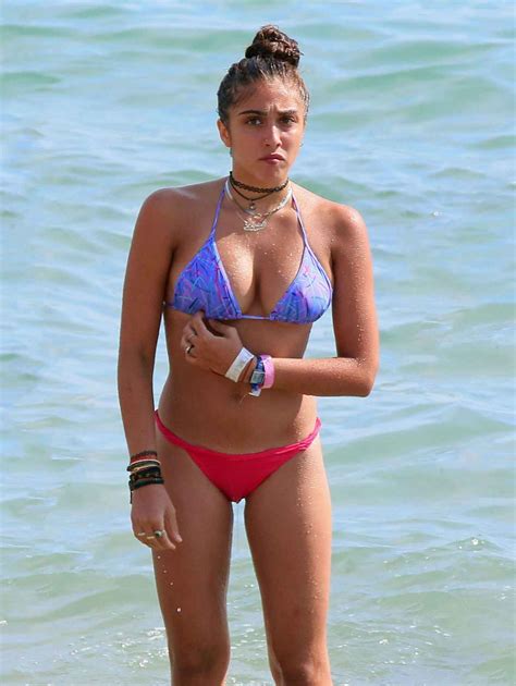 Lourdes Leon Hot In A Bikini At The Beach In Cannes August 2015