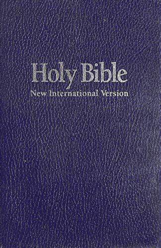 Holy Bible New International Version By Zondervan Good 1986