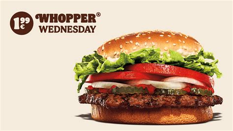 Whopper Wednesday Burger King