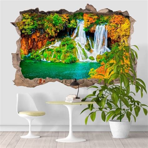 🥇 Vinyl 3d Waterfalls Nature 🥇