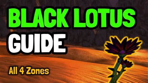 Wow Classic Black Lotus Guide Youtube
