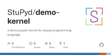 Github Stupyd Demo Kernel A Demo Jupyter Kernel For Stupyd