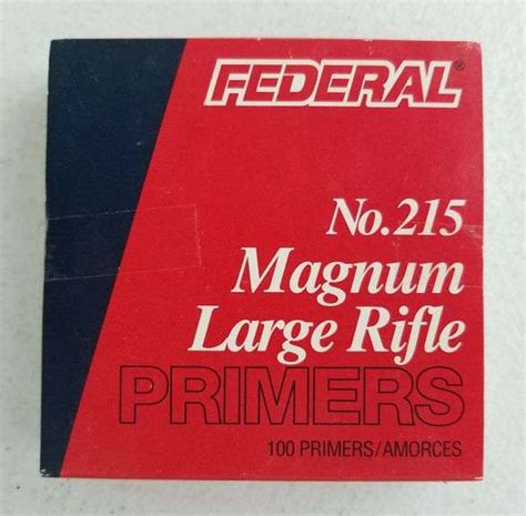 Federal No 215 Magnum Large Rifle Primers 2 X 100 Adam Marshall