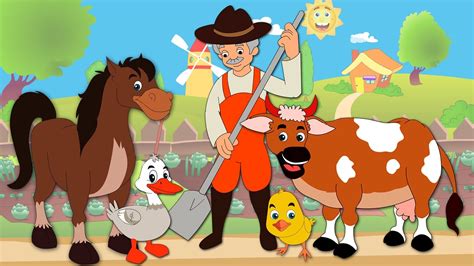 Old Macdonald Has A Farm With All The Wonderful Animals Join Us On