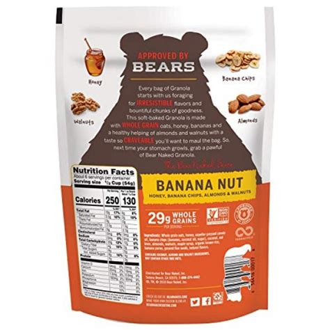 Bear Naked Banana Nut Granola Non GMO Kosher Vegetarian