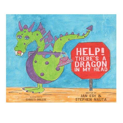 Help Theres A Dragon In My Head Book Illustration Dragon Fine Art