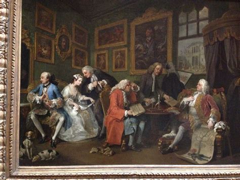 William Hogarth 1743 Marriage A La Mode 1 The Marriage Settlement