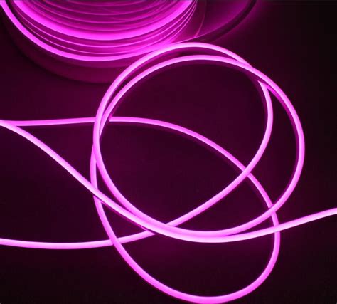 5mm Pink Super Flexible Led Neon Rope Light Outdoor Commercial Sign