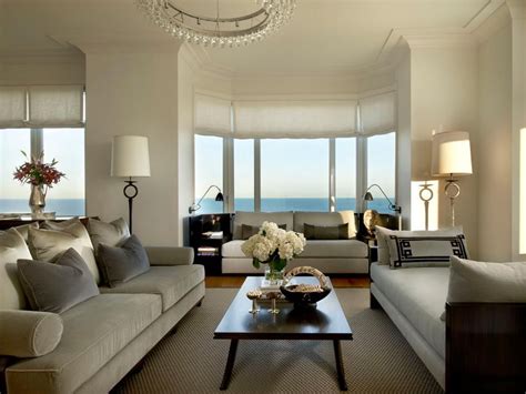 Living Room With Views Of Lake Michigan Condo Living Room Elegant