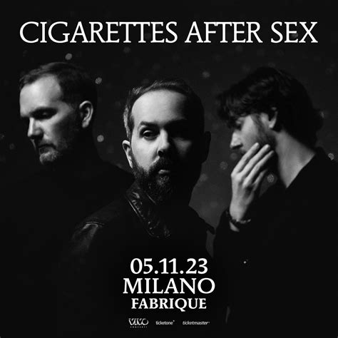 cigarettes after sex di nuovo in italia con un unica data domenica 5 novembre 2023 milano