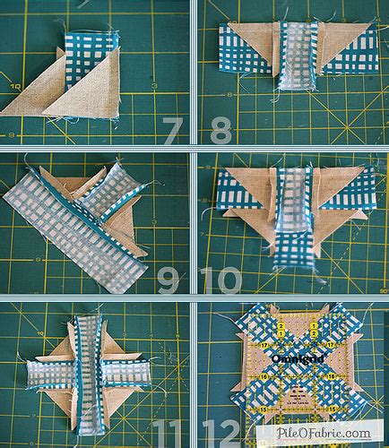 Cross Stitched Quilt Block Technique Tutorial Tuesdays Pile O Fabric