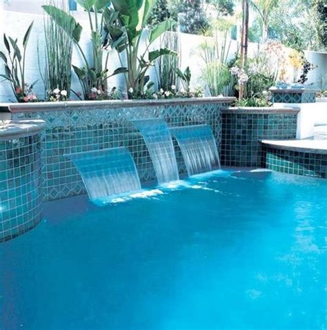 13 Beautiful Pool Waterfalls For Your Backyard Oasis Love Home Designs