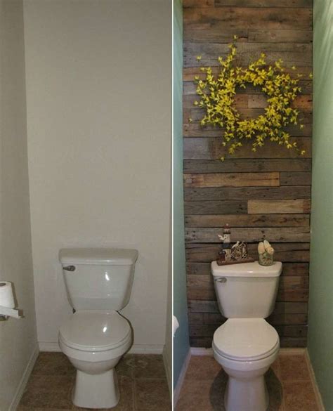 Free shipping on orders over $99! This Small Toilet Room Got an Excellent Makeover with Pallets