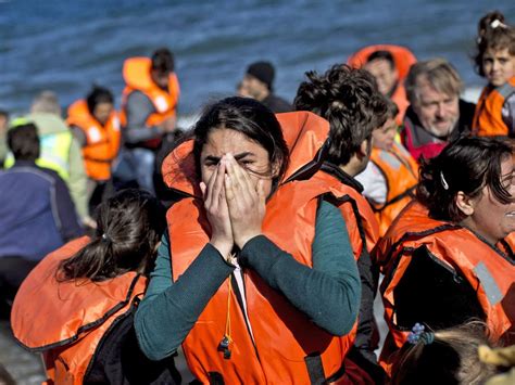 Refugee Crisis At Least Eleven Drown After Boats Capsize Near Lesbos