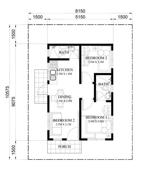 Low Cost House Plan For Just 39 Square Meters My Home My Zone