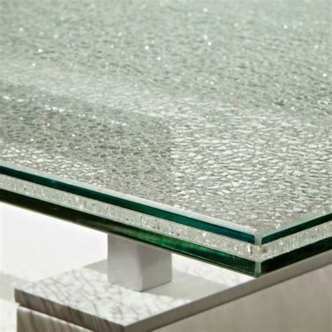 5 5 5mm Cracked Ice Glass Table Tops 5 5 5mm Clear Crackled Glass Countertop 5 5 5mm Ultra