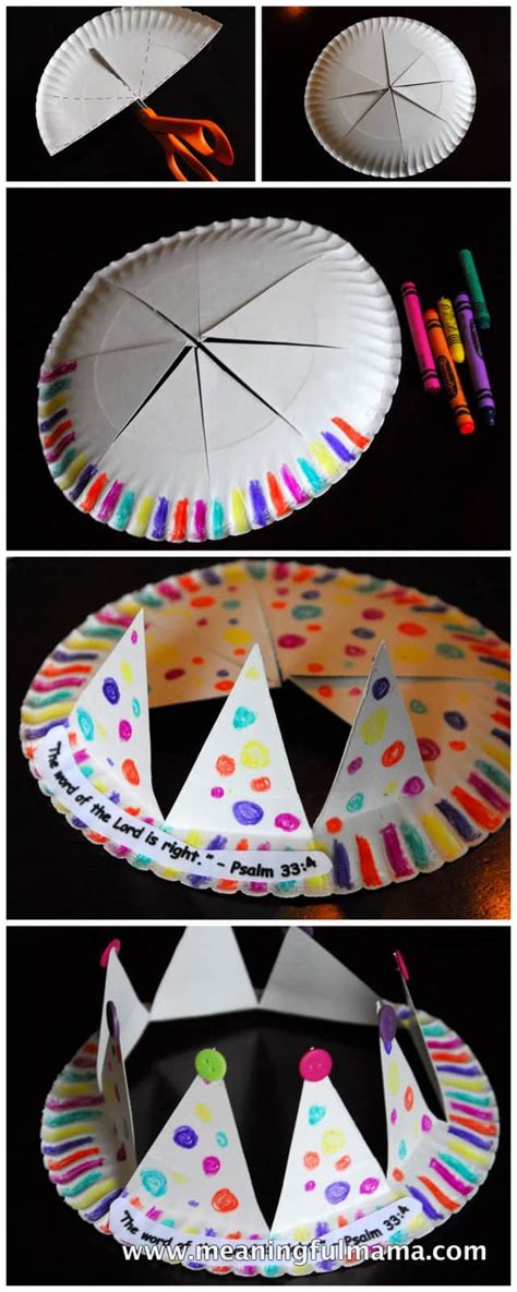 Paper Plate Crown