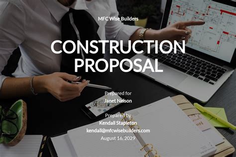 23 Free Construction Investment Proposal Templates Edit And Download