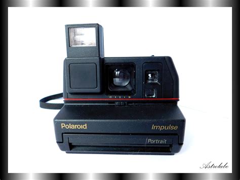 vintage polaroid impulse portrait 600 camera instant photo etsy