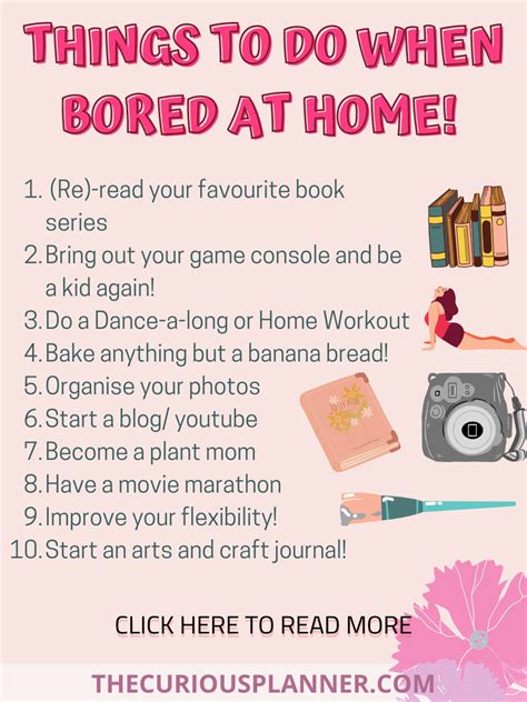 Top Things To Do When You Re Bored In The House The Curious Planner