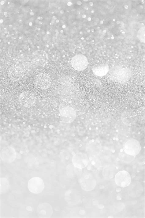 White Glitter Pattern On A Gray Background Free Image By