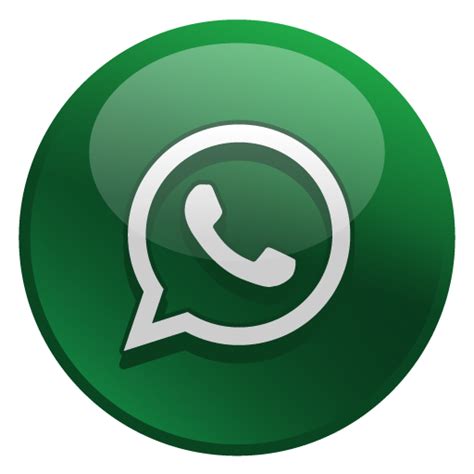 ícone Whatsapp Rede Social Em Glossy Social Icons