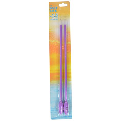 Battery operated with a simple on/off switch. The Knit Lite Single Pointed Knitting Needles with LED ...