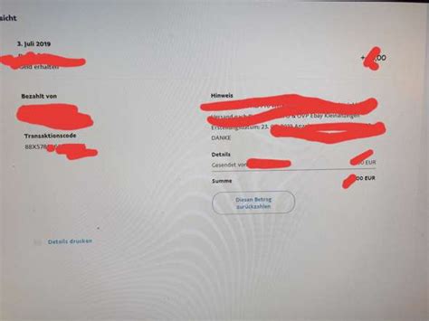 Daraufhin hieß es dass die ware garnicht mehr vorhanden sei und es sich um einen irrtum handelt. Woran erkennt man ob eine Transaktion per Paypal Friends ...