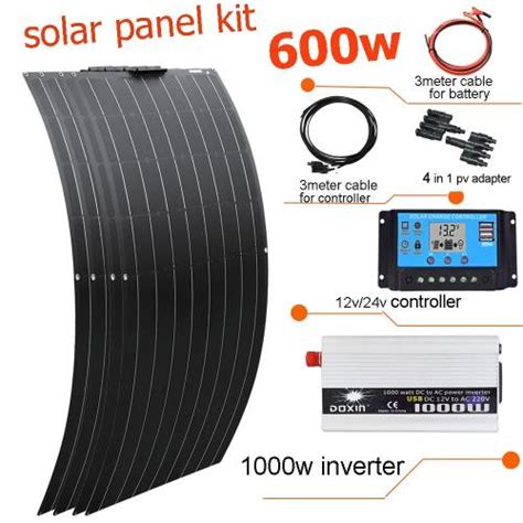 Accesorii Si Piese Panou Solar 12v 300w 600w Sistem Fotovoltaic Acasa