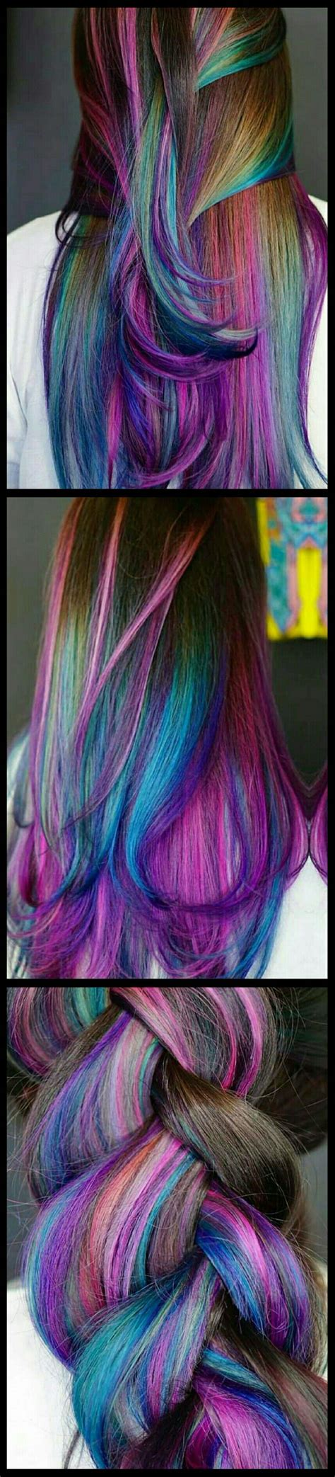 Purple Blue Mixed Dyed Hair Alixmaya Unicorn Hair